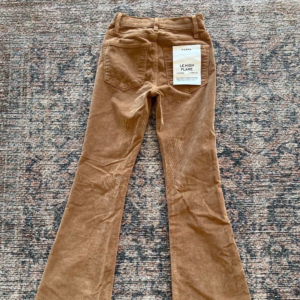 NWT! Frame- Le High Flare Corderoy Pants Size 24